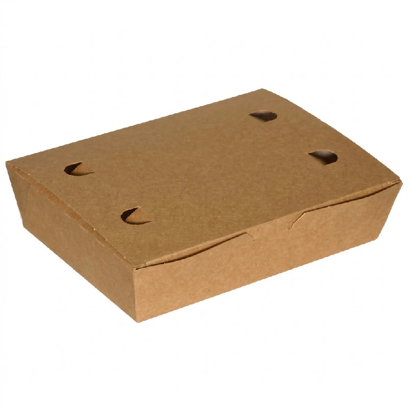 Pølseeske Stor 200x140x50 mm Brun/Hvit 100 stk. ML126201 by Multiline color Svart
