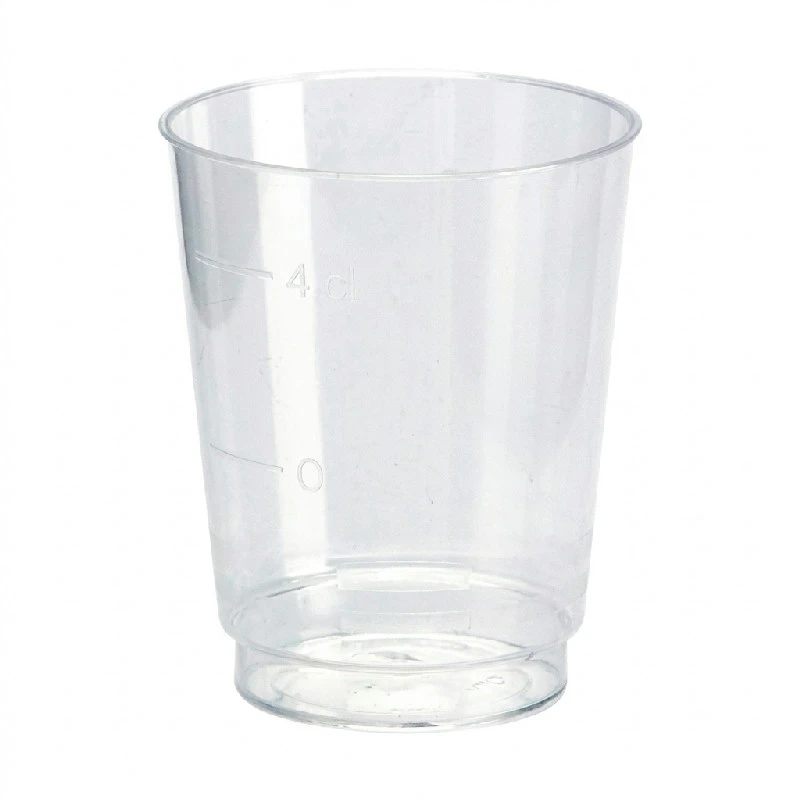 Plastglass Snapsglass 4 cl 50 stk. 125807 by Multiline color Helder
