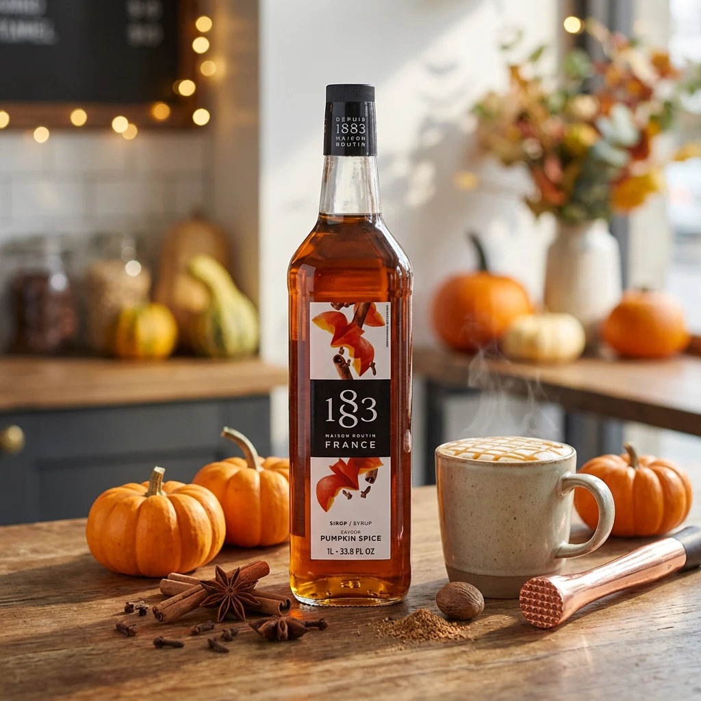 1883 Pumpkin Spice Sirup 100 cl 17-2880 by 1883 color Svart