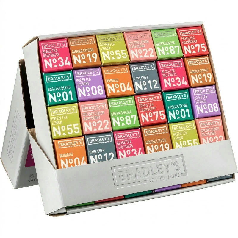 Bradley's Assorted Tea Box, FT (30 stk. à 8g) 67122 by PICKWICK color Svart