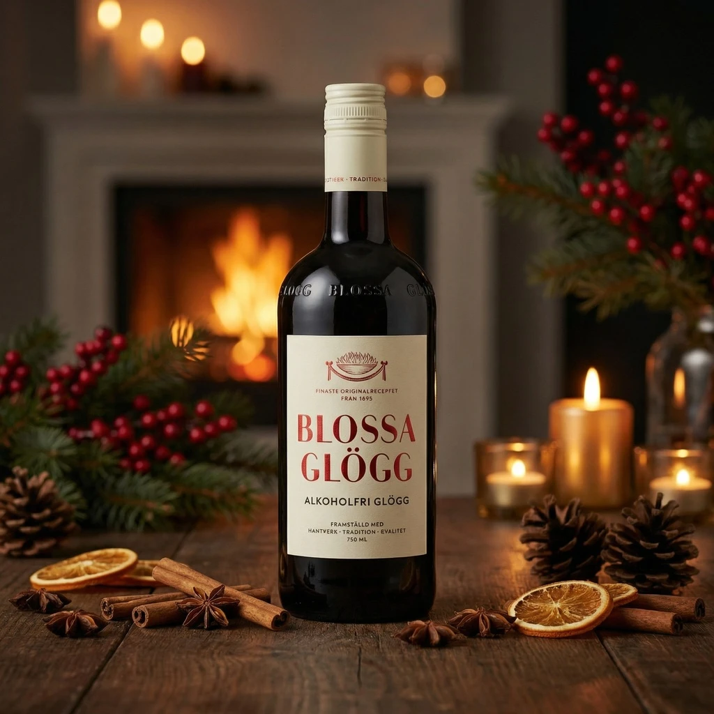 Blossa Alkoholfri Gløgg 75 cl 40909 by BLOSSA color Svart