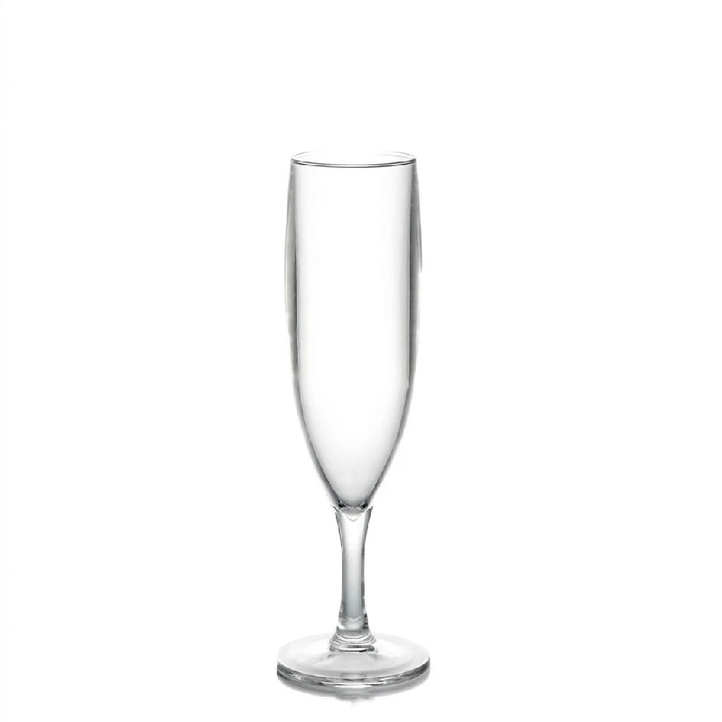 Champagneglass i plast 11 cl 300115 by GLASS4EVER color Svart