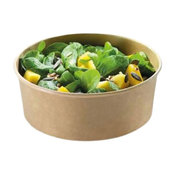 Salatbolle rund 1200 ml Ø185 mm x 49 mm 40 stk. ML117231 by Multiline color Svart