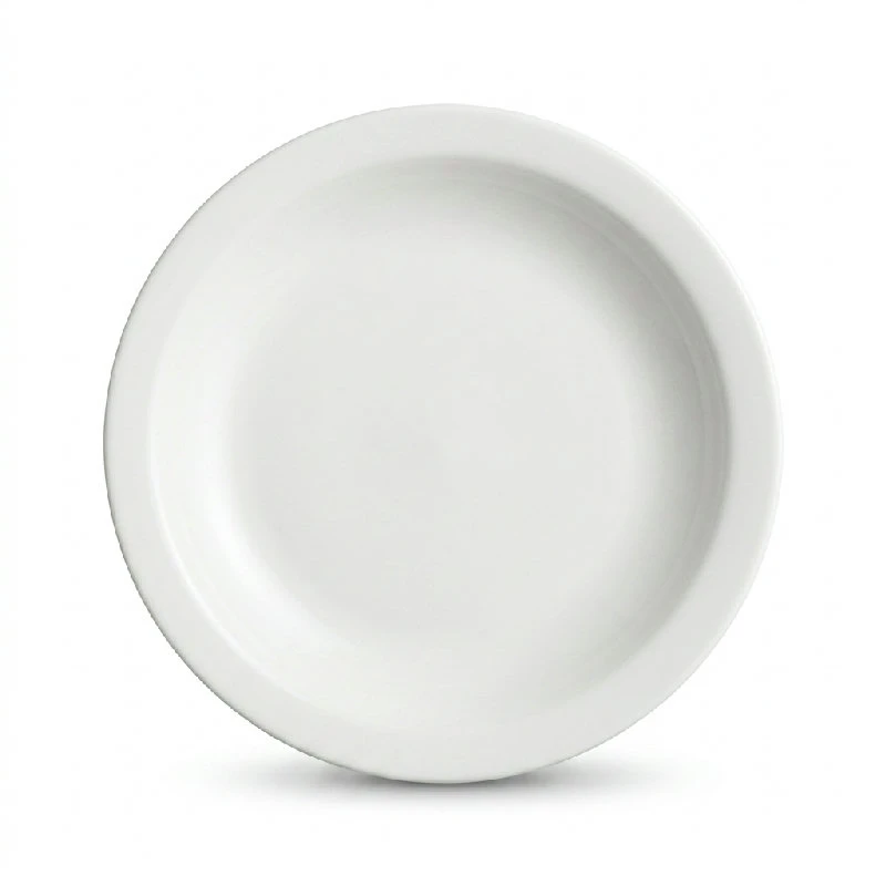 Amalie Dyp Tallerken 21 cm Hvit 5010130 by Amalie color Svart