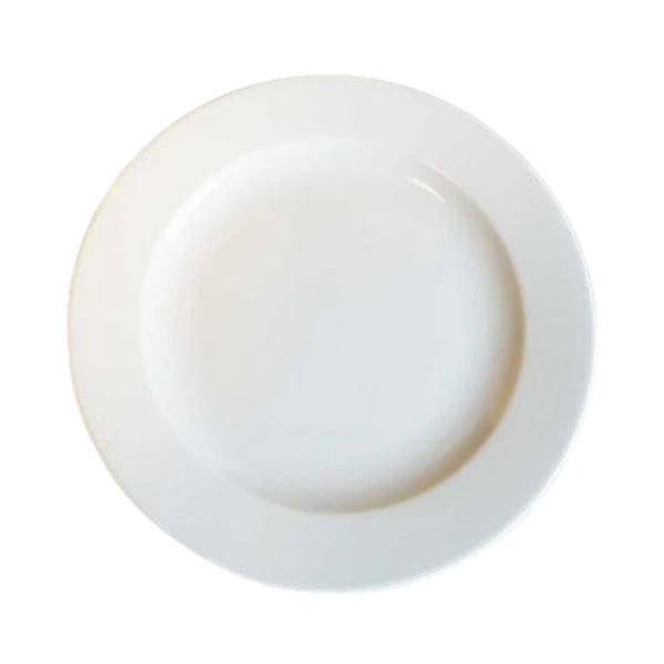 Amalie Flat Tallerken 27 cm Hvit 5010132 by Amalie color Svart