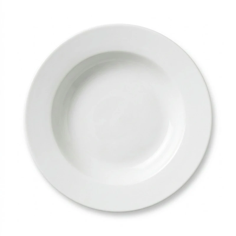 Amalie Dyp Tallerken 24 cm Hvit 5010144 by Amalie color Svart
