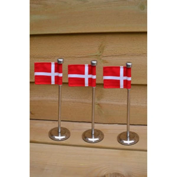 Bordflagg Dannebrog 3 stk. 20 cm 4200094 by HAAHR & CO color Svart