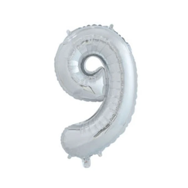 Ballong Tall "9" 65 cm 4201519  color Svart