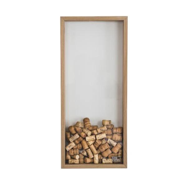 Ramme til vinkorker – Den Lange i eik WF103 by Wineframe color Svart
