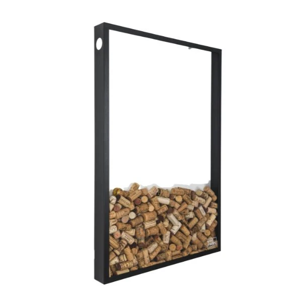 Ramme til vinkorker – Den store i matt sort WF302 by Wineframe color Svart