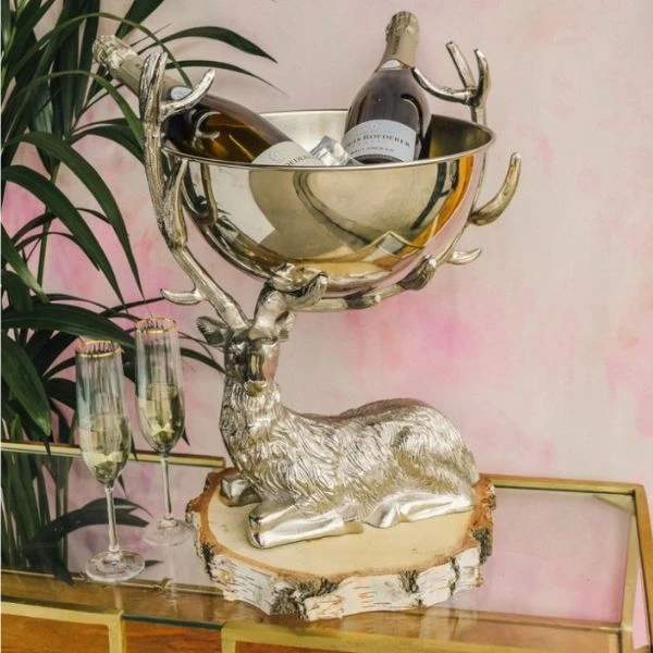 Liten Vinkjøler på hvilende hjort SG-RS-BWL-SML by Culinary Concepts color Svart