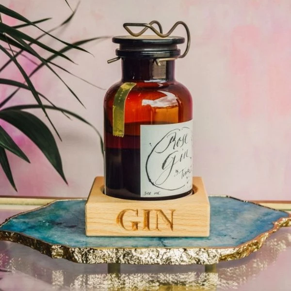 Gin Flaskeholder Bjørketre BW-BTL-STAND-GIN by Culinary Concepts color Svart