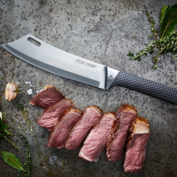 SteakChamp Chef's Kokkekniv BBQ Pro 22 cm 99-5004 by Steakchamp color Svart