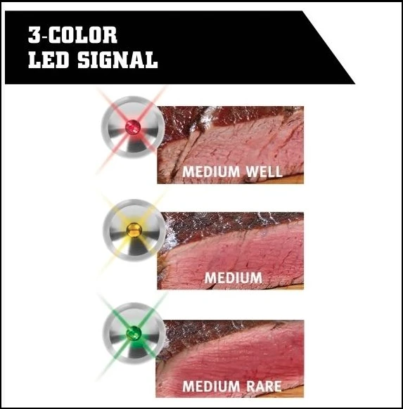 SteakChamp Kjøttermometer 99-2025 by Steakchamp color Svart