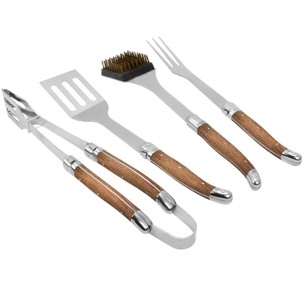 Laguiole By Haws BBQ-sett 4 deler 30-LG0119OAK by Laguiole By Hâws color Svart