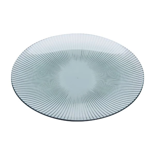 Tallerken grønn plast Ø 25 cm 4201148 by HAAHR & CO color Svart