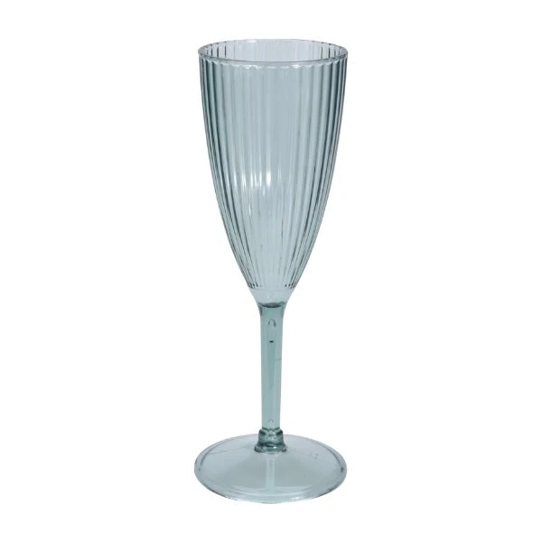 Champagneglass grønn plast 22,5 cl 4201143 by HAAHR & CO color Svart