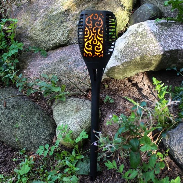 Hagefakkel 58 cm 8001820 by HAAHR & CO color Svart