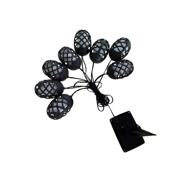 Lyslenke med 8 kuler 4,2 m 8001824  color Svart
