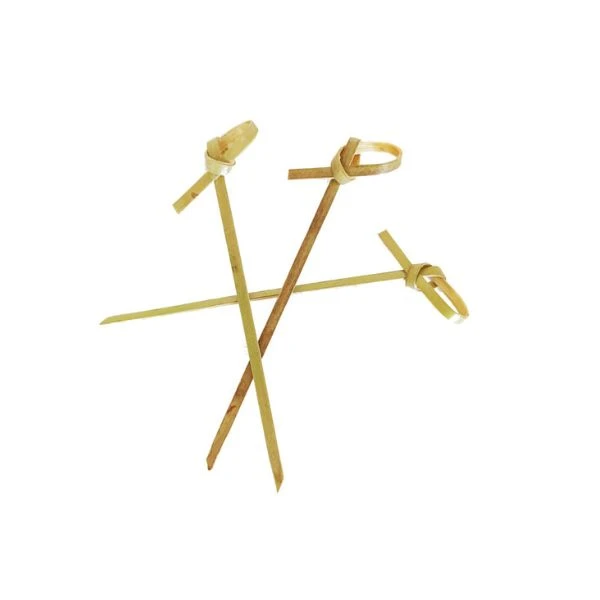 Cocktailpinner i bambus med knute 9 cm (250 stk) Mix0011 by Barlife color Svart