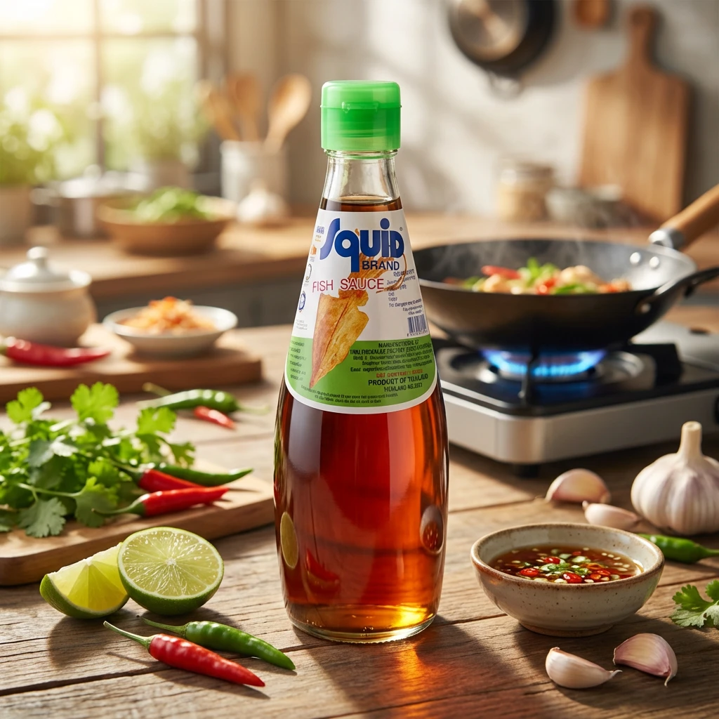Fiskesaus Squid 300ML 263201 by Squid color Svart