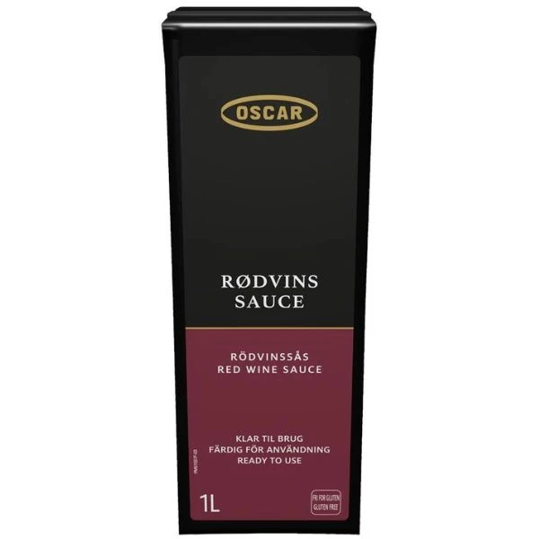 Rødvinssaus klar til bruk Oscar 1LTR 34090 by OSCAR color Svart