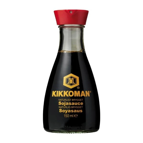 Soyasaus Kikkoman 150ML 200556 by KIKKOMAN color Svart