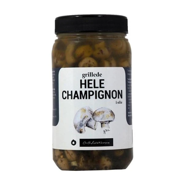 Grillede hele champignon i olje Feldthusen 1,1 kg 200401AB by FELDTHUSEN color Svart