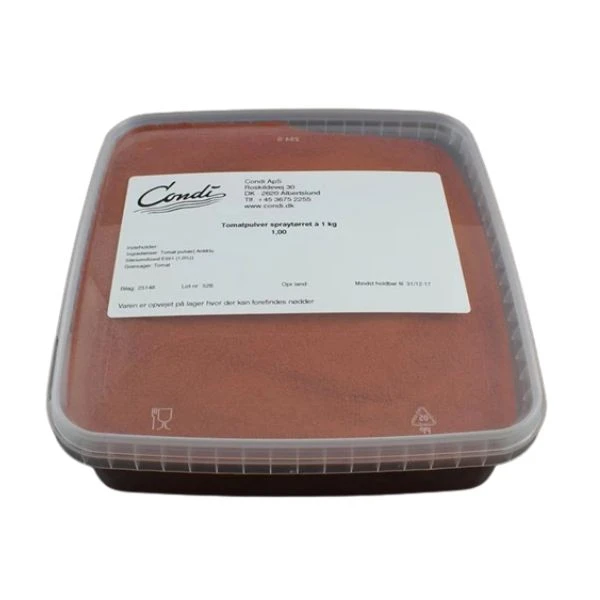 Tomatpulver Spraytørket Condi 1 kg 257258 by Condi color Svart