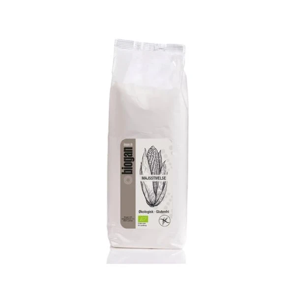 Maisstivelse, glutenfri Øko Biogan 1KG 88021 by BIOGAN color Svart