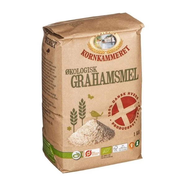 Grahamsmel Øko Kornkammeret 1 kg 88233 by Kornkammeret color Svart