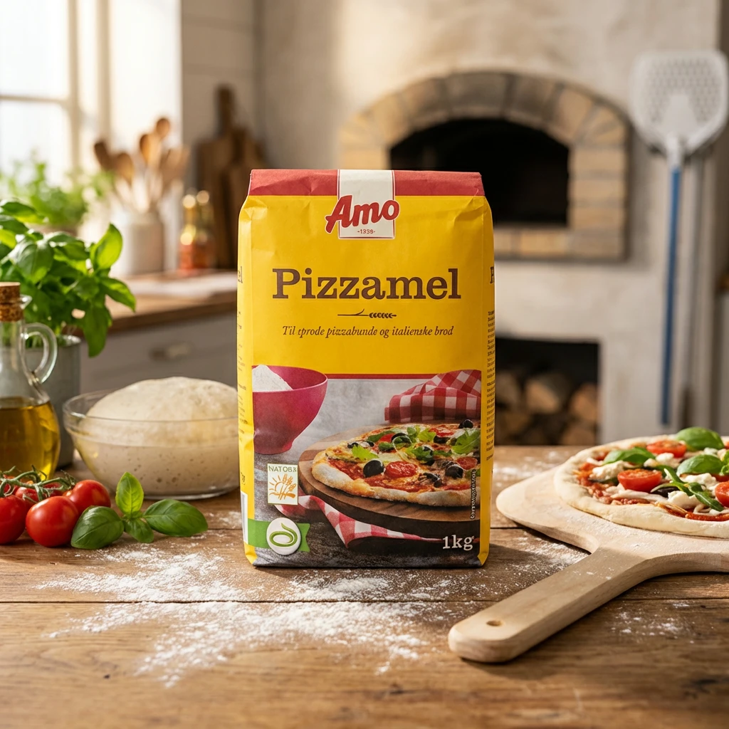 Hvetemel Pizza Amo 1 kg 88214 by AMO color Svart