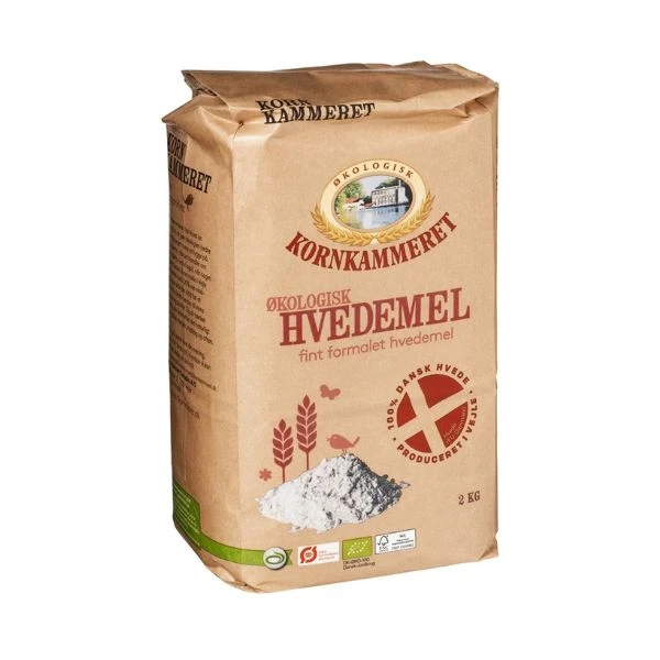 Hvetemel Øko Kornkammeret 2KG 88232 by Kornkammeret color Svart