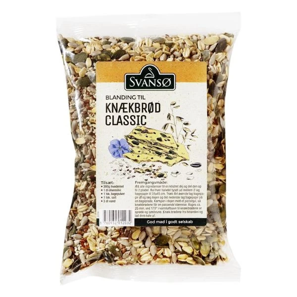 Knekkebrødblanding Classic Svansø 310G 223431 by SVANSØ color Svart