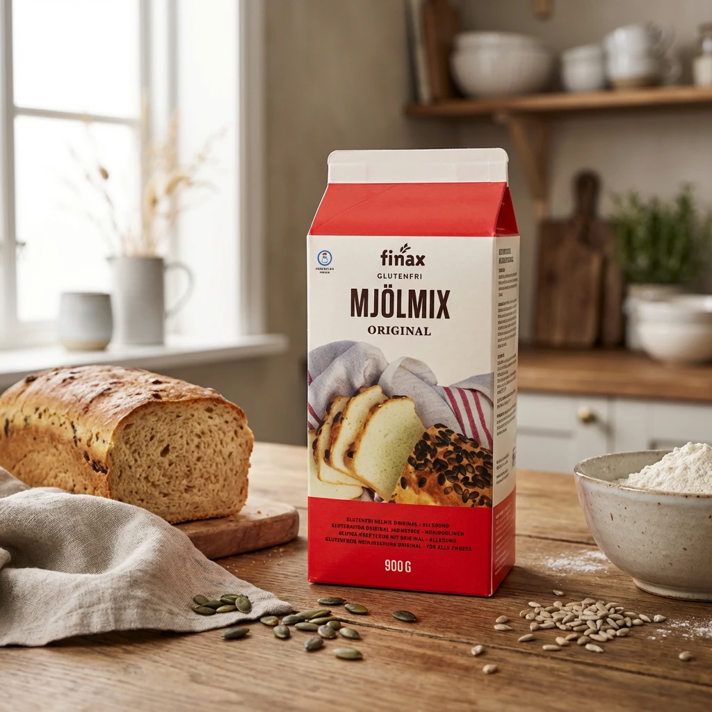 Melmix, glutenfri Finax 900G 237688 by FINAX color Svart