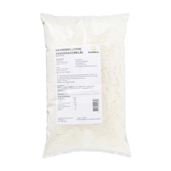 Pannekakemelblanding Havnemøllerne 2,5 kg 273063 by Havnemøllerne color Svart