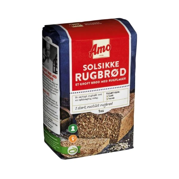 Rugbrødsblanding Solsikke Amo 1KG 130898 by AMO color Svart