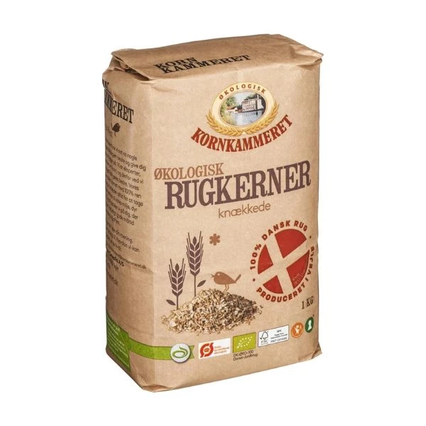 Rugkjerner Knekket Øko Kornkammeret 1 kg 130114 by Kornkammeret color Svart