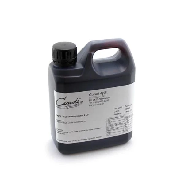 Maltekstrakt Mørk Flytende Condi 1LTR 265662 by Condi color Svart