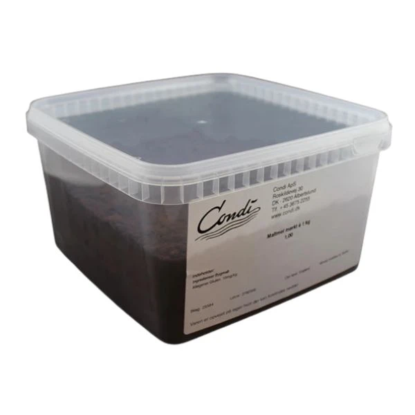 Condi Mørkt Byggmaltmel 1 kg 237711 by Condi color Svart