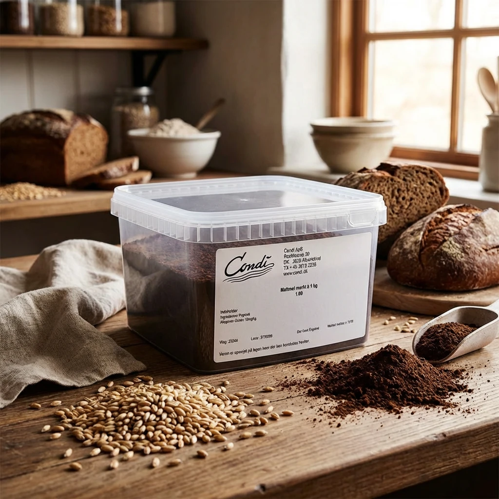 Condi Mørkt Byggmaltmel 1 kg 237711 by Condi color Svart