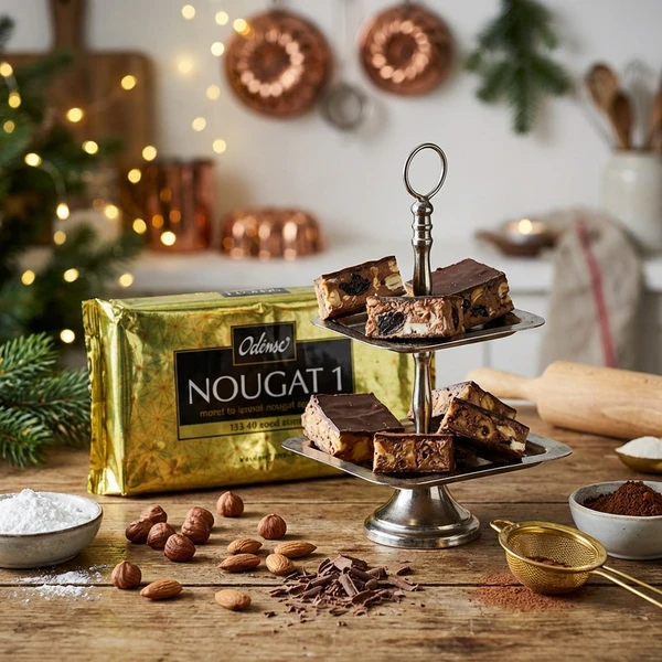 Nougat 1 Odense Marcipan 1KG 237769 by Odense Marcipan color Svart