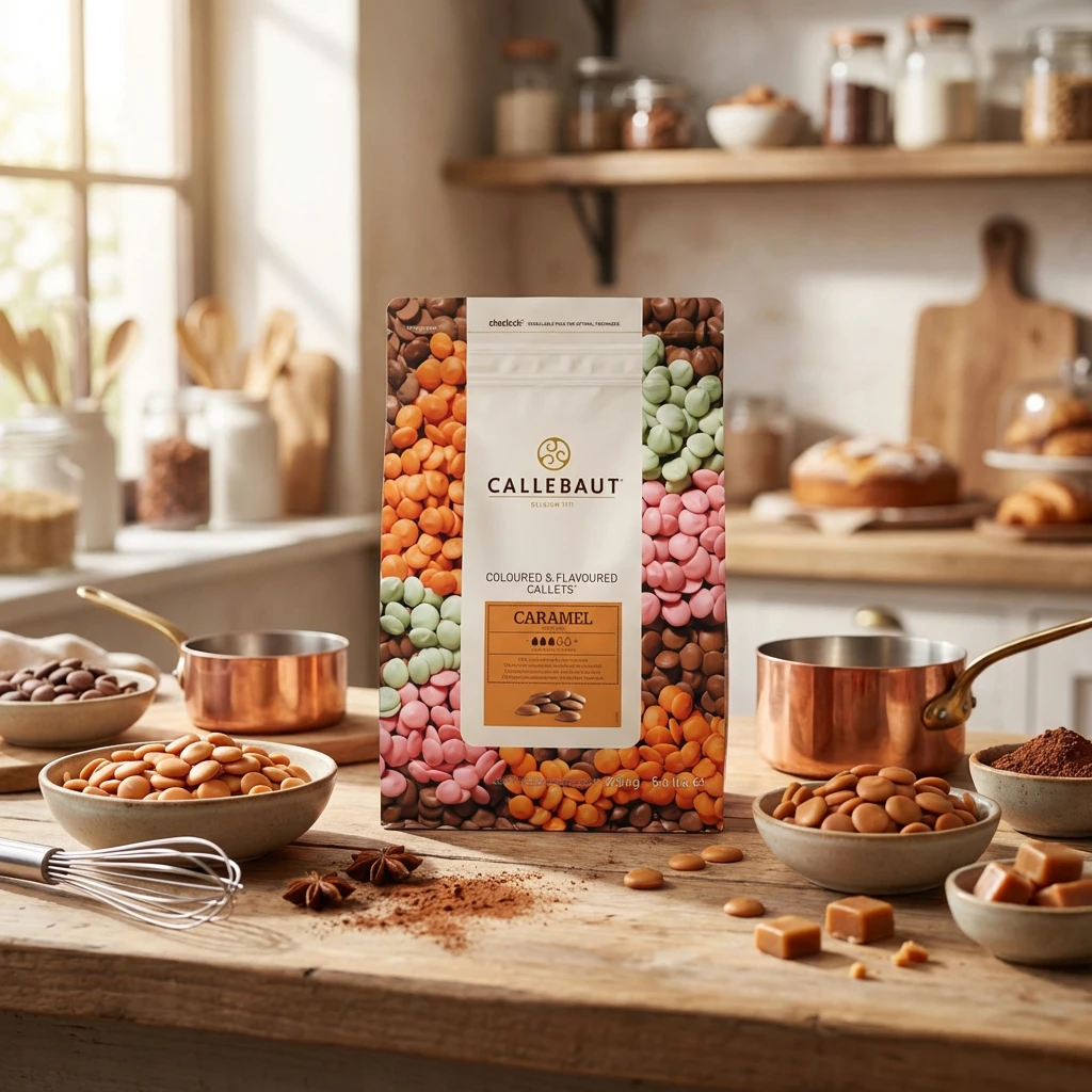 Overtrekk Melk Knapper med Karamell Barry Callebaut 2,5 kg 254022 by Barry Callebaut color Svart