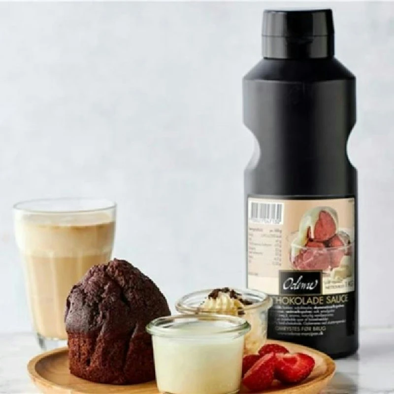 Dessertsaus med hvit sjokolade Odense Marcipan 1 kg 344602 by Odense Marcipan color Svart