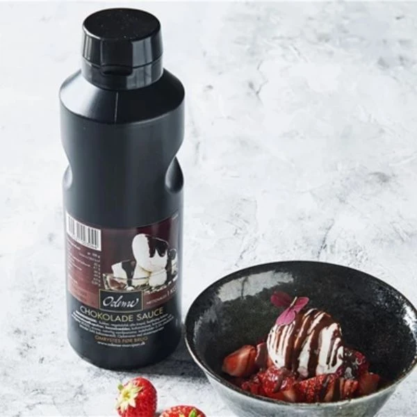 Dessertsaus med mørk sjokolade Odense Marcipan 1KG 21740 by Odense Marcipan color Svart