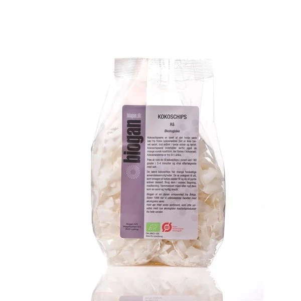 Kokoschips Rå Øko Biogan 200G 127794 by BIOGAN color Svart