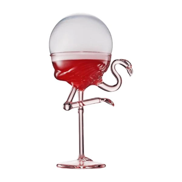 Flamingo glass 175 ml 6 stk. GLASSWARE_FLAMINGO by Flavour Blaster color Svart