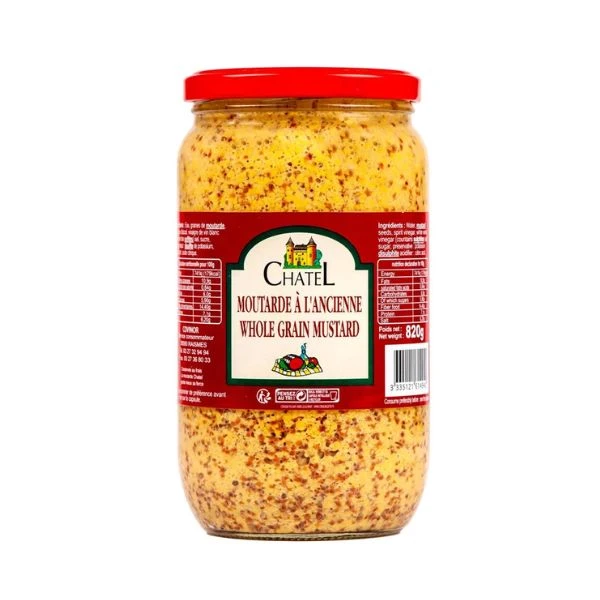 Sennep Fransk Grovkornet GL 820 G 27709 by CHATEL color Svart