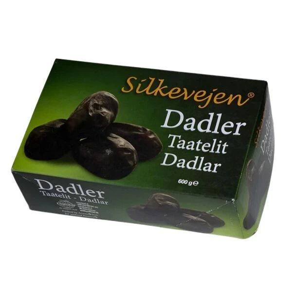 Dadler i eske 550 g 267347 by SILKEVEJ color Svart
