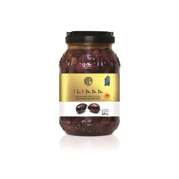Oliven Kalamata PDO BT 3,1 KG 269525 by Iliada color Svart